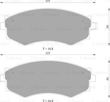 BOSCH 0 986 505 224 - Kit pastiglie freno, Freno a disco autozon.pro