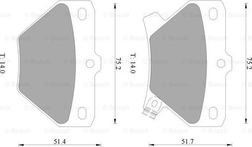 BOSCH 0 986 505 226 - Kit pastiglie freno, Freno a disco autozon.pro