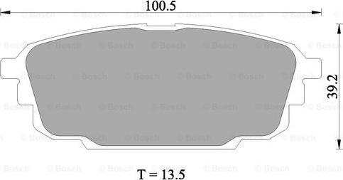 BOSCH 0 986 505 227 - Kit pastiglie freno, Freno a disco autozon.pro