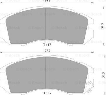 BOSCH 0 986 505 796 - Kit pastiglie freno, Freno a disco autozon.pro