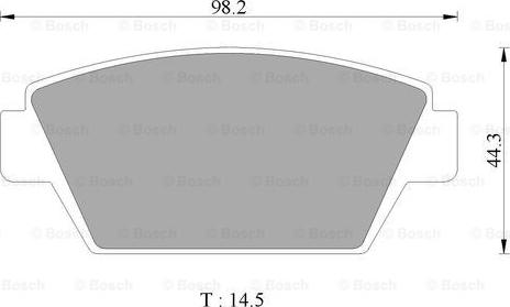 BOSCH 0 986 505 741 - Kit pastiglie freno, Freno a disco autozon.pro