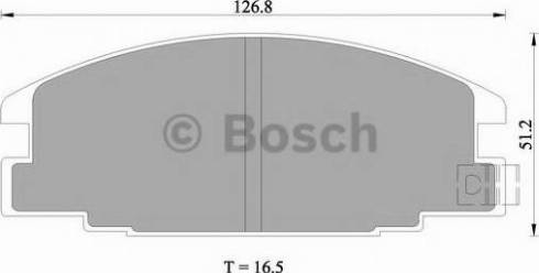 BOSCH 0 986 505 700 - Kit pastiglie freno, Freno a disco autozon.pro