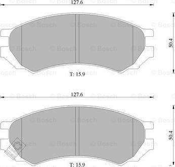 BOSCH 0 986 505 787 - Kit pastiglie freno, Freno a disco autozon.pro