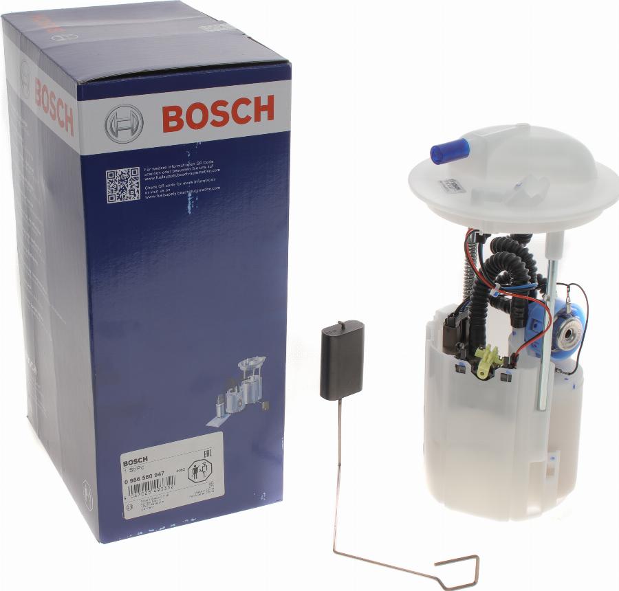 BOSCH 0 986 580 947 - Gruppo alimentazione carburante autozon.pro