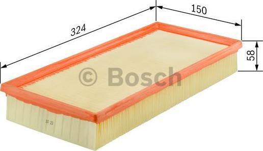 BOSCH 0 986 626 854 - Filtro aria autozon.pro