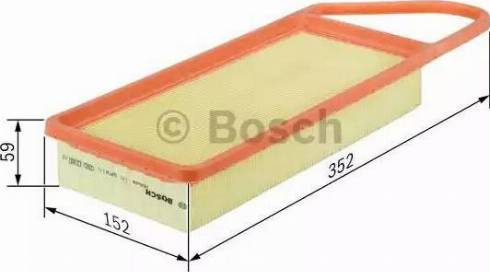 BOSCH 0 986 626 853 - Filtro aria autozon.pro