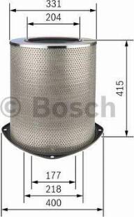 BOSCH 0 986 626 786 - Filtro aria autozon.pro