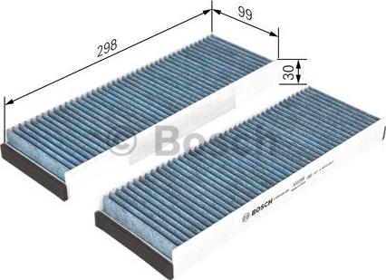 BOSCH 0 986 628 505 - Filtro, Aria abitacolo autozon.pro