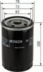 BOSCH 0 986 627 648 - Filtro olio autozon.pro