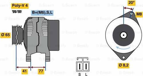 BOSCH 0 986 049 900 - Alternatore autozon.pro