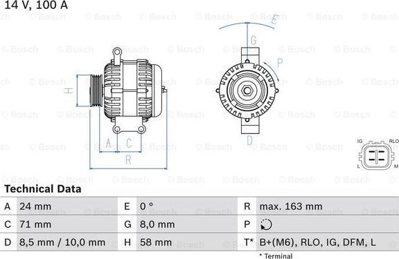 BOSCH 0 986 049 970 - Alternatore autozon.pro