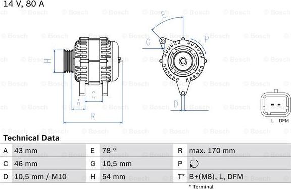 BOSCH 0 986 049 410 - Alternatore autozon.pro