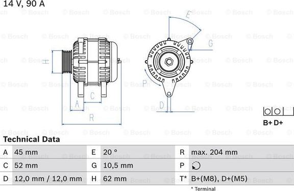 BOSCH 0 986 049 610 - Alternatore autozon.pro