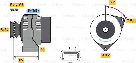 BOSCH 0 986 049 620 - Alternatore autozon.pro