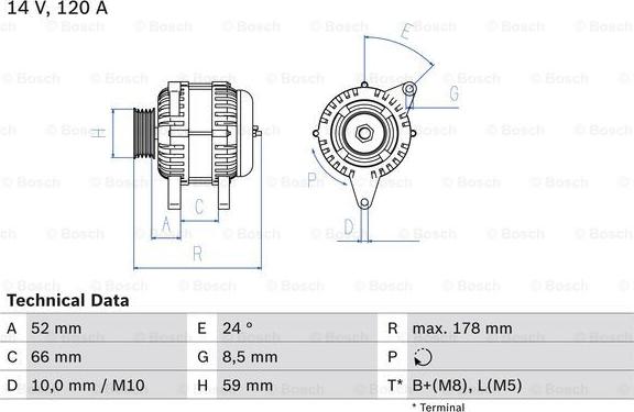 BOSCH 0 986 049 061 - Alternatore autozon.pro