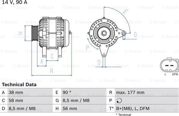 BOSCH 0 986 049 101 - Alternatore autozon.pro