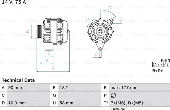 BOSCH 0 986 049 111 - Alternatore autozon.pro