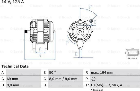 BOSCH 0 986 049 181 - Alternatore autozon.pro