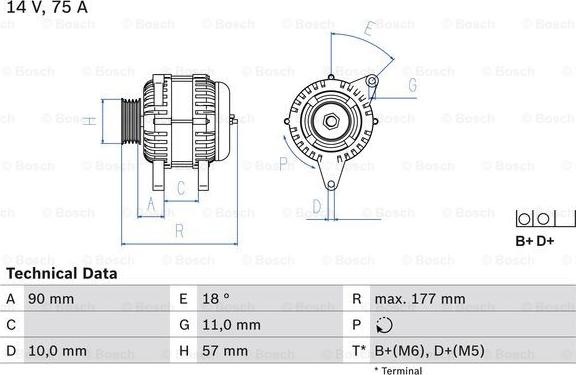 BOSCH 0 986 049 131 - Alternatore autozon.pro