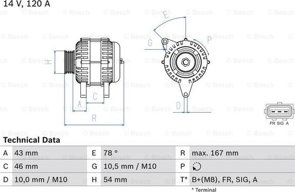 BOSCH 0 986 049 171 - Alternatore autozon.pro