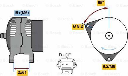 BOSCH 0 986 049 750 - Alternatore autozon.pro