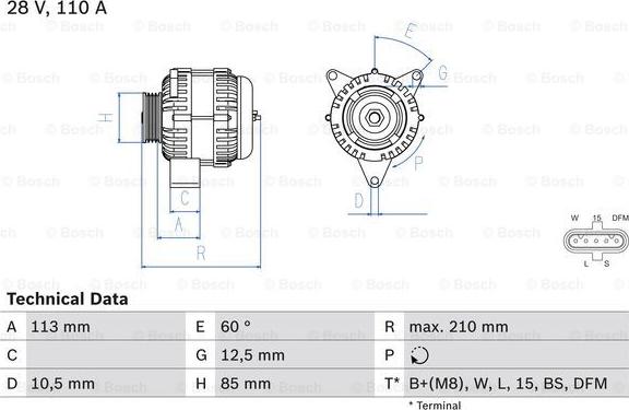 BOSCH 0 986 049 770 - Alternatore autozon.pro