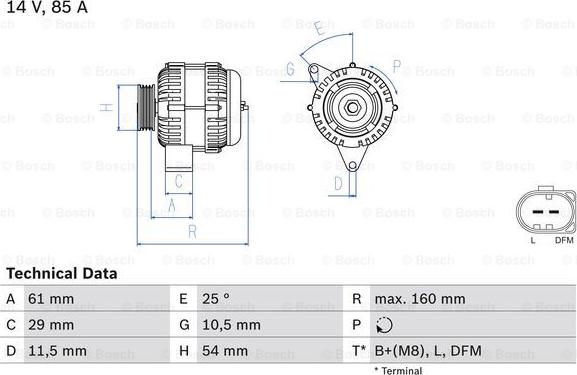 BOSCH 0 986 044 490 - Alternatore autozon.pro