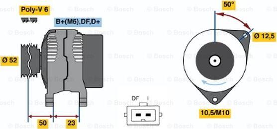 BOSCH 0 986 044 681 - Alternatore autozon.pro