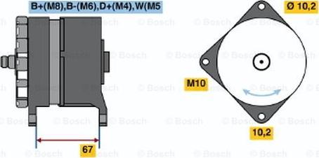 BOSCH 0 986 044 070 - Alternatore autozon.pro