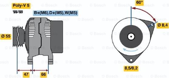 BOSCH 0 986 044 741 - Alternatore autozon.pro