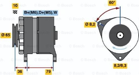 BOSCH 0 986 044 751 - Alternatore autozon.pro