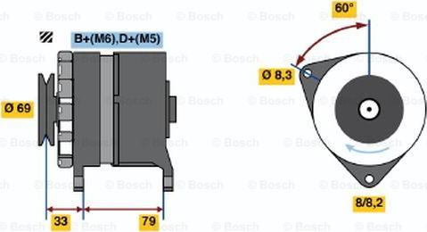 BOSCH 0 986 044 781 - Alternatore autozon.pro