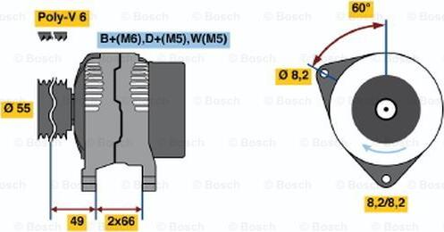 BOSCH 0 986 044 771 - Alternatore autozon.pro