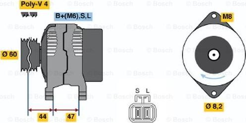 BOSCH 0 986 045 941 - Alternatore autozon.pro