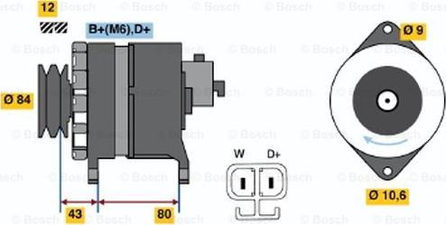 BOSCH 9 120 334 635 - Alternatore autozon.pro