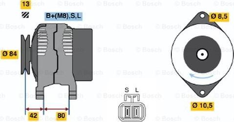 BOSCH 0 986 045 691 - Alternatore autozon.pro