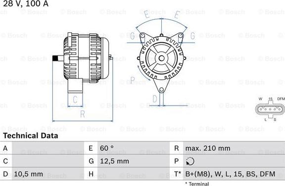 BOSCH 0 986 045 290 - Alternatore autozon.pro