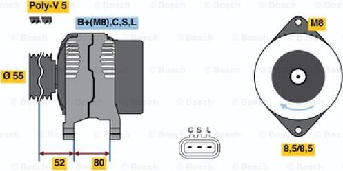 BOSCH 0 986 045 741 - Alternatore autozon.pro