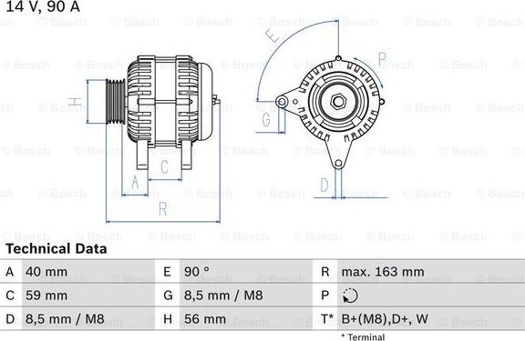 BOSCH 0 986 040 940 - Alternatore autozon.pro