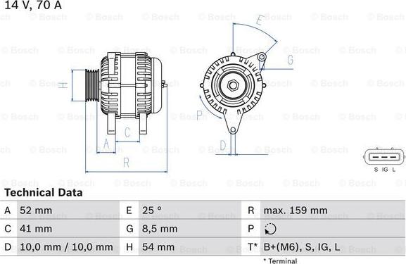 BOSCH 0 986 040 471 - Alternatore autozon.pro