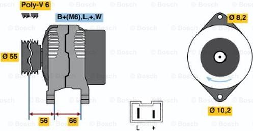 BOSCH 0 986 040 091 - Alternatore autozon.pro