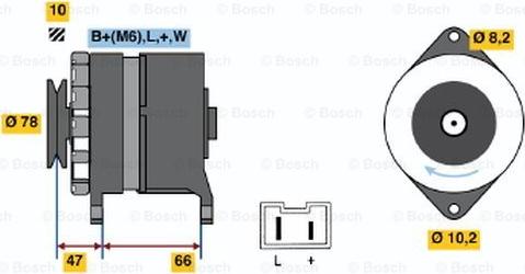 BOSCH 0 986 040 051 - Alternatore autozon.pro