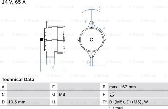 BOSCH 0 986 040 290 - Alternatore autozon.pro