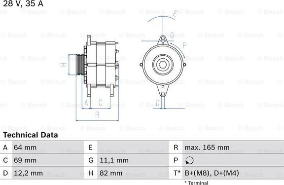 BOSCH 0 986 041 940 - Alternatore autozon.pro