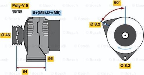 BOSCH 0 986 041 451 - Alternatore autozon.pro