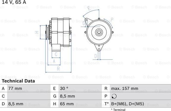 BOSCH 0 986 041 600 - Alternatore autozon.pro