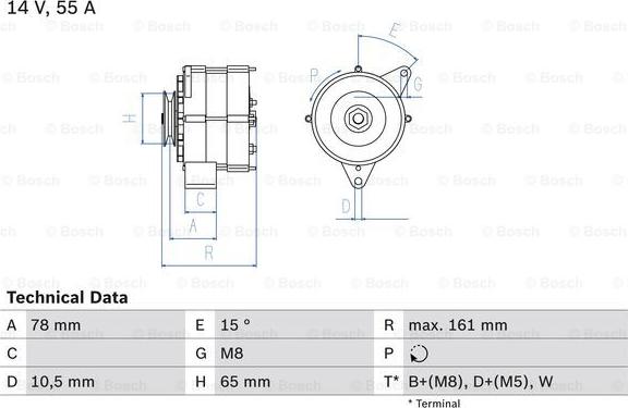 BOSCH 0 986 041 630 - Alternatore autozon.pro