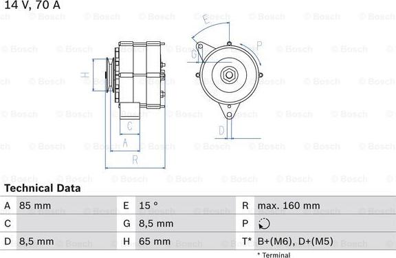 BOSCH 0 986 041 620 - Alternatore autozon.pro