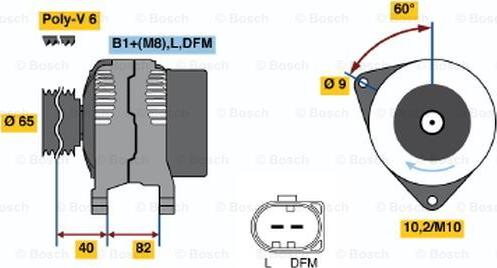 BOSCH 0 986 048 120 - Alternatore autozon.pro