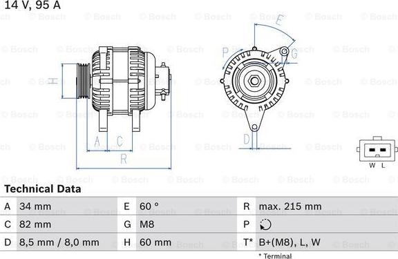 BOSCH 0 986 043 141 - Alternatore autozon.pro